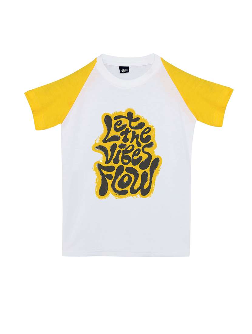 boys round neck printed t-shirt