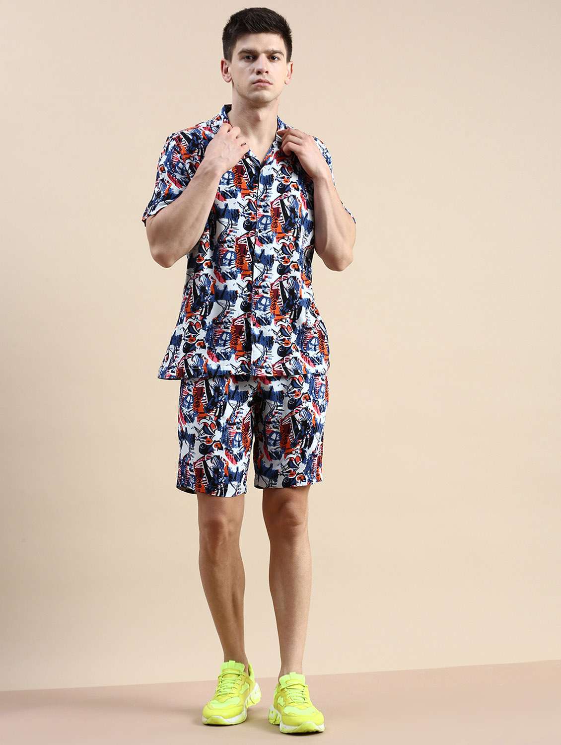 men's printed co-ords set