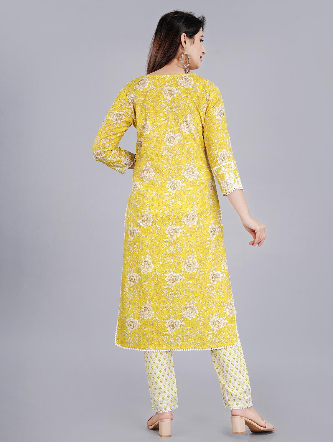 embroidered kurta pant set - 19983277 - Standard Image - 2