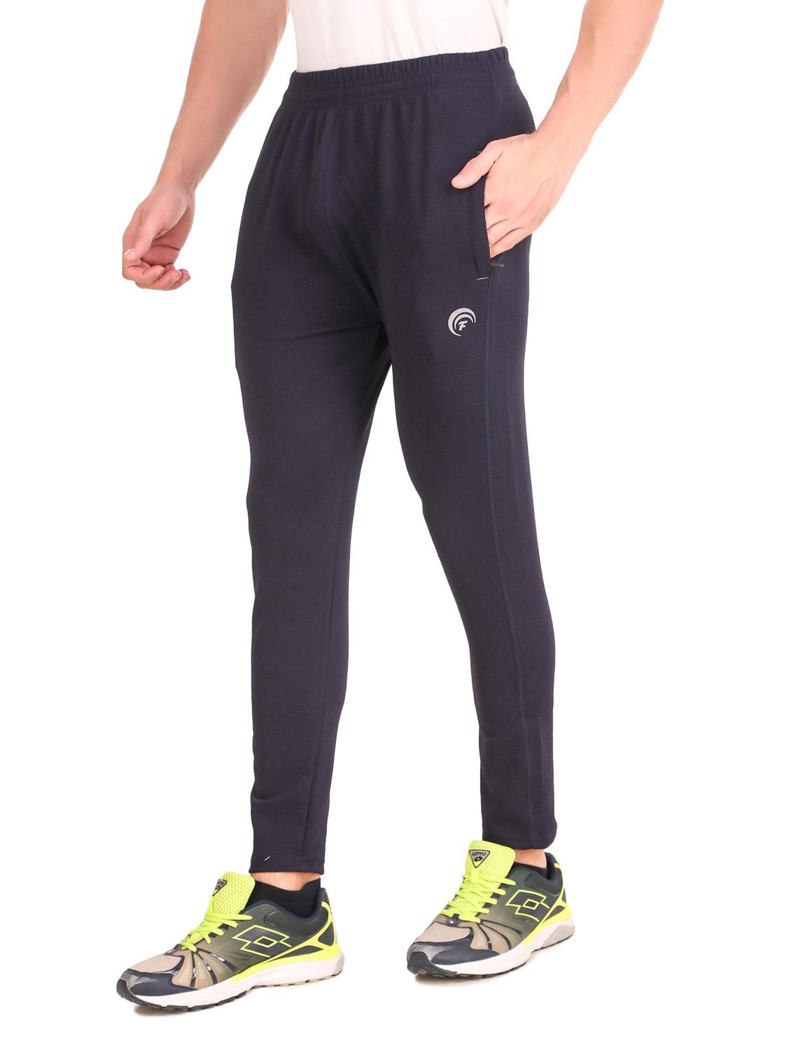 mid rise solid full length track pant - 19984565 - Standard Image - 2