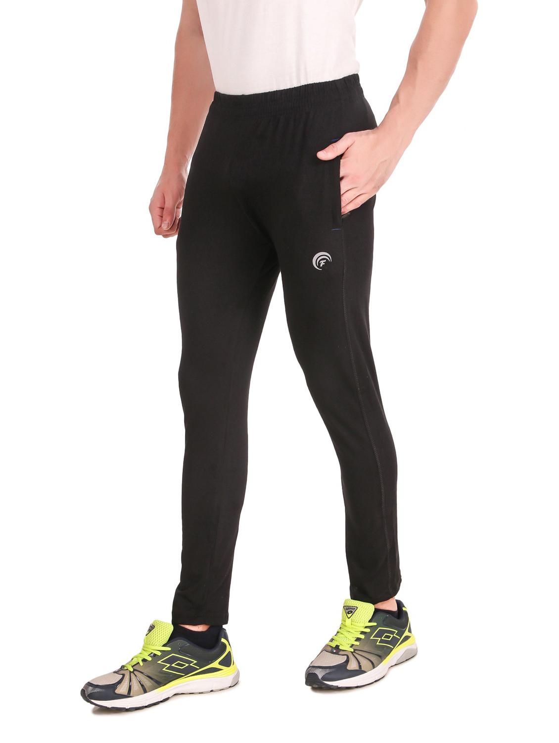 mid rise solid full length track pant - 19984566 - Standard Image - 2