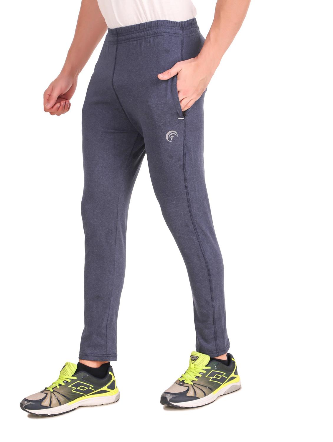 mid rise solid full length track pant - 19984568 - Standard Image - 2