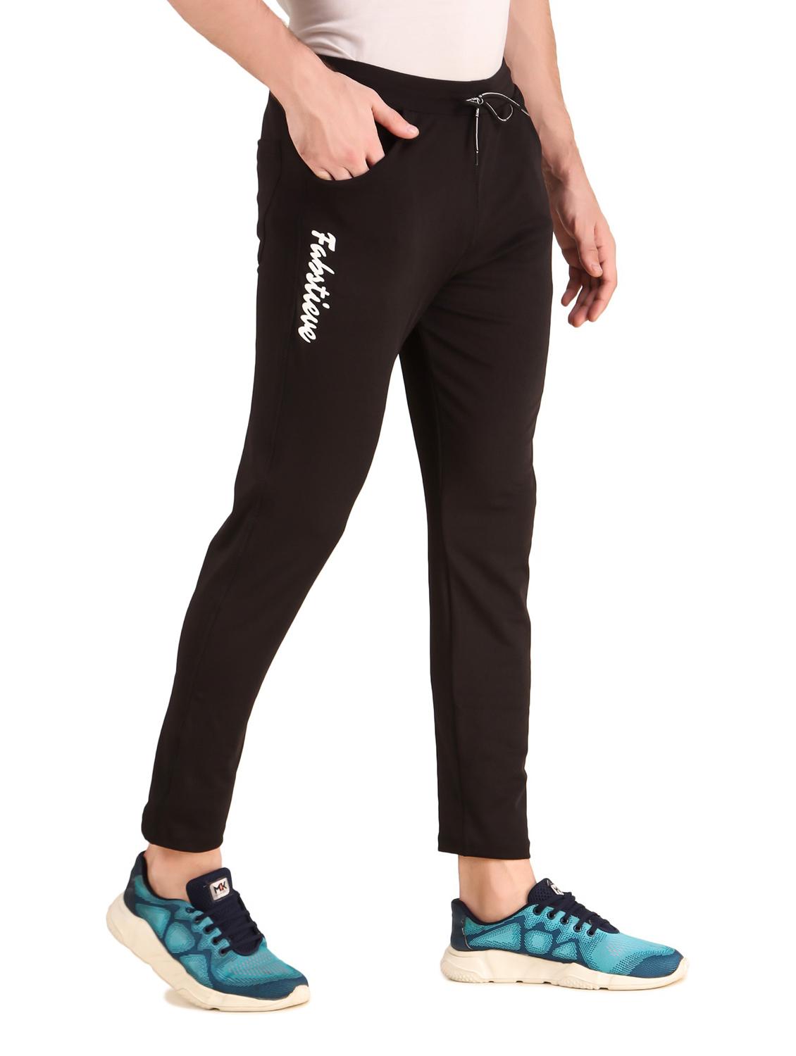 mid rise solid full length track pant - 19984591 - Standard Image - 2