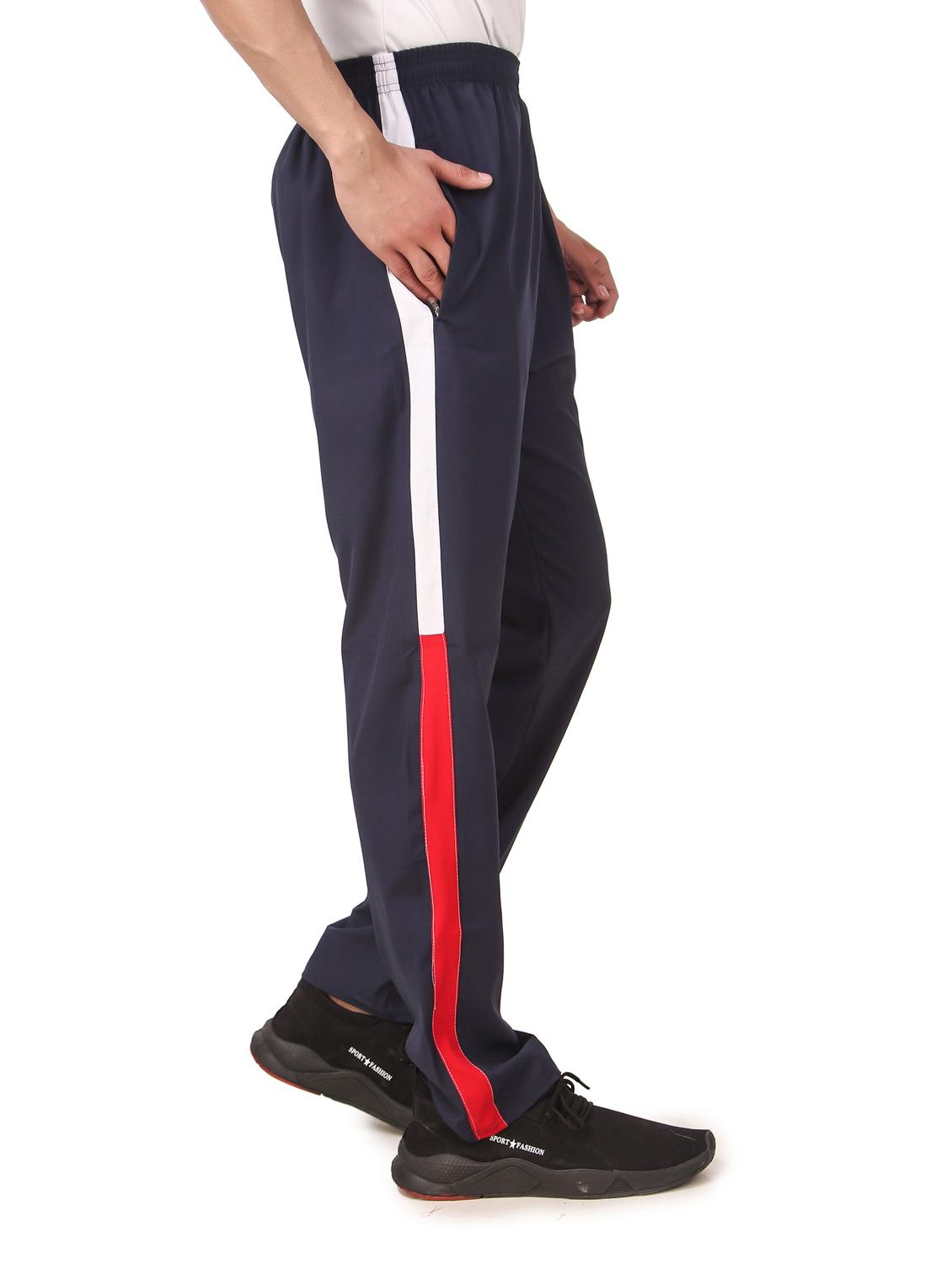 mid rise solid full length track pant - 19984594 - Standard Image - 2
