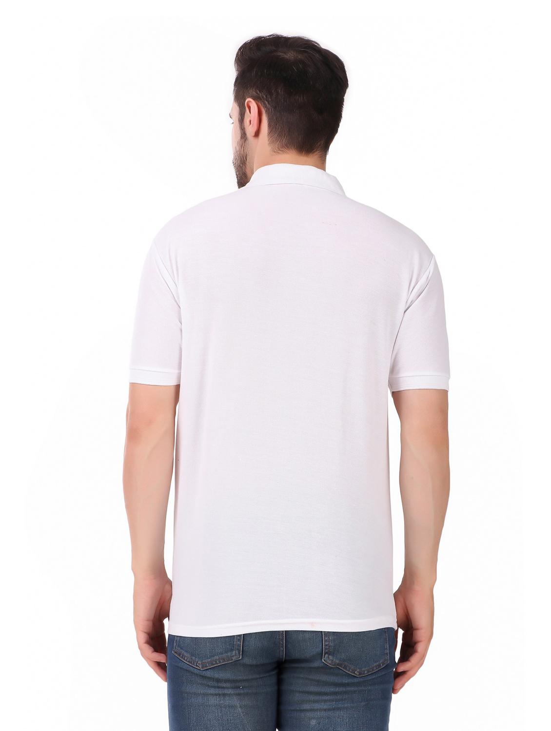 mens solid polo t-shirt - 19984820 - Standard Image - 2