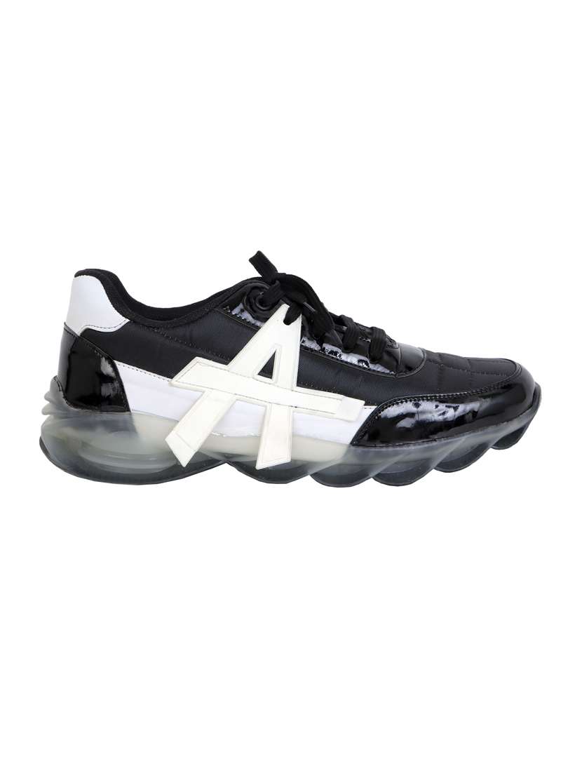 men black lace up sport shoe - 19984970 -  Standard Image - 2