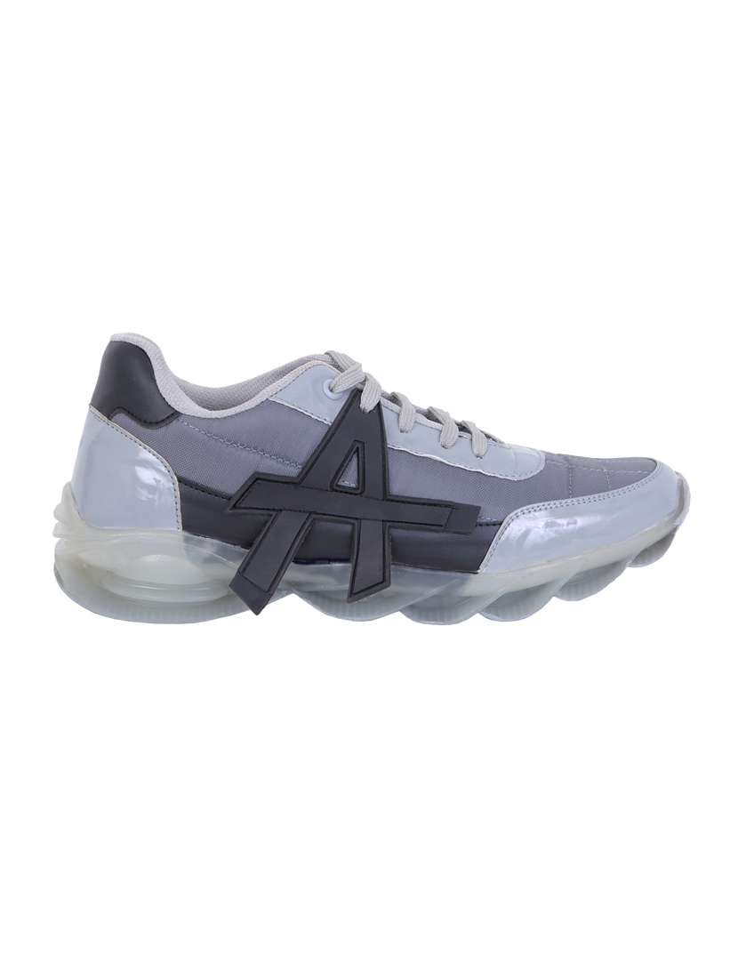 men grey lace up sport shoe - 19984971 -  Standard Image - 2