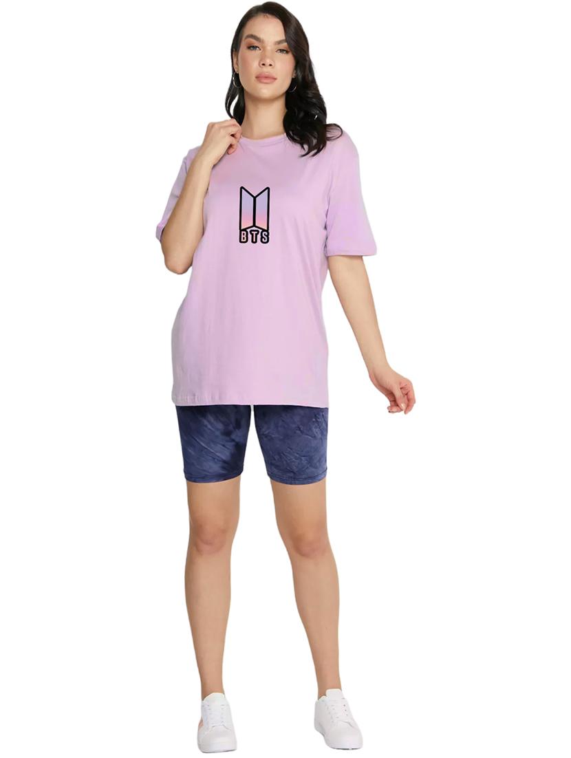 purple cotton regular tshirt - 19984992 - Standard Image - 2