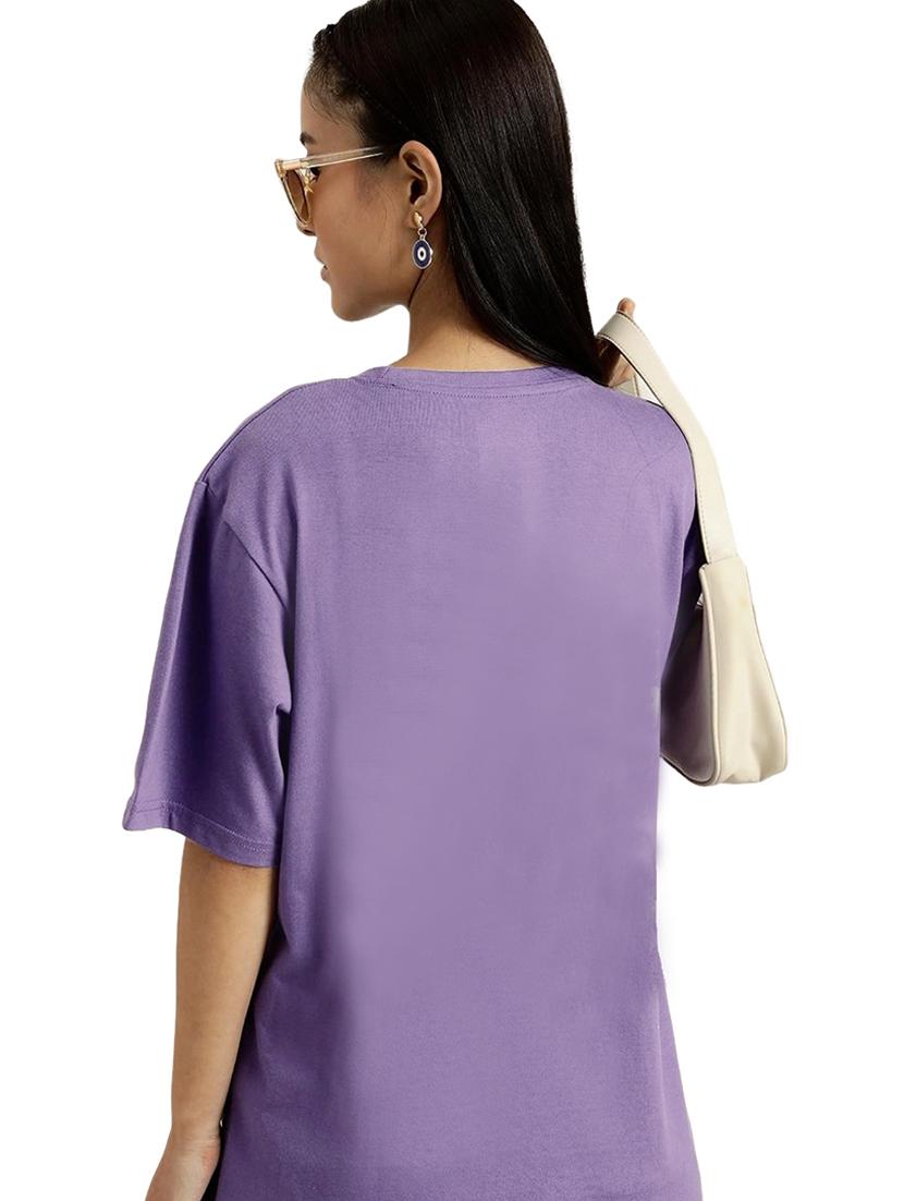 purple cotton regular tshirt - 19984998 - Standard Image - 2