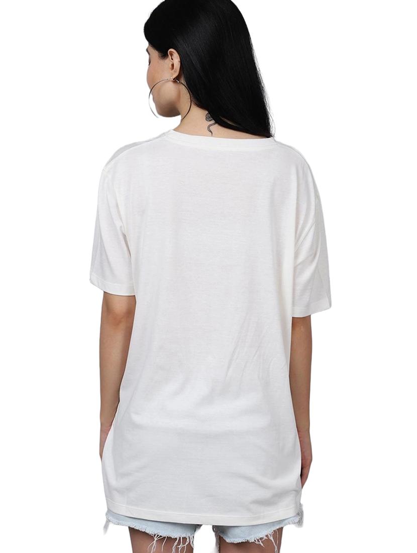 white cotton regular tshirt - 19985004 - Standard Image - 2