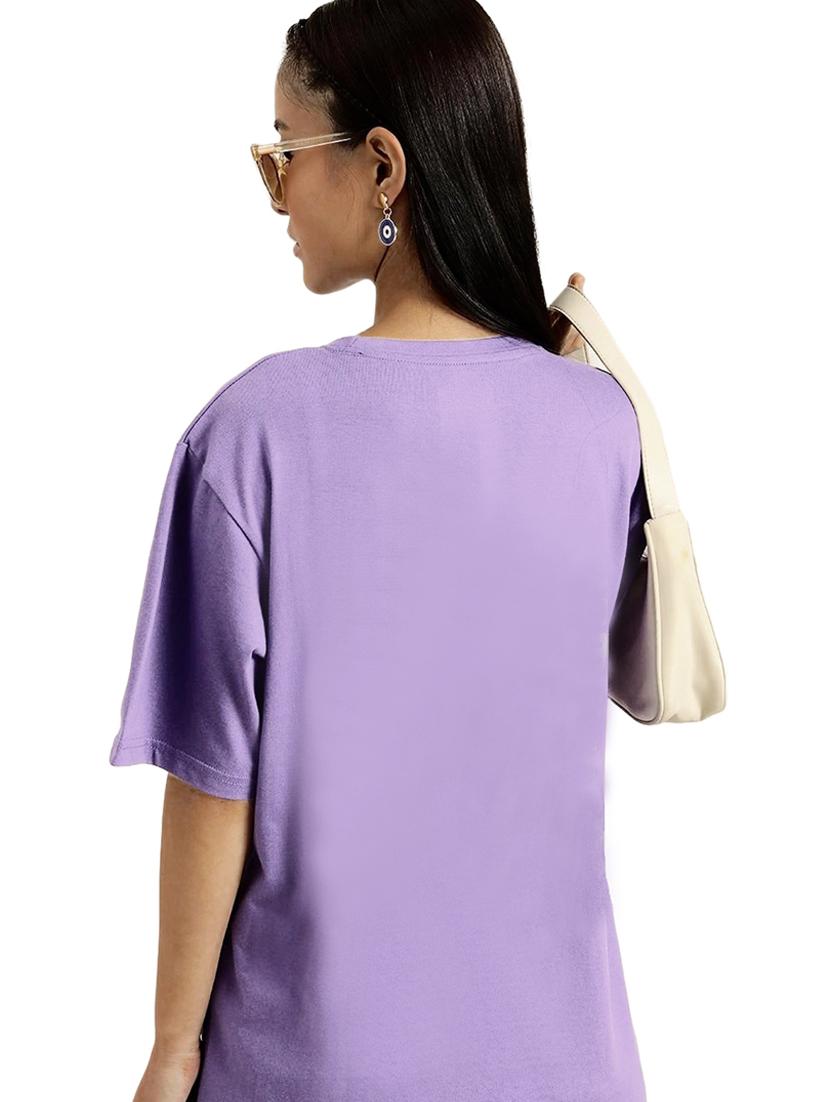 purple cotton regular tshirt - 19985042 - Standard Image - 2