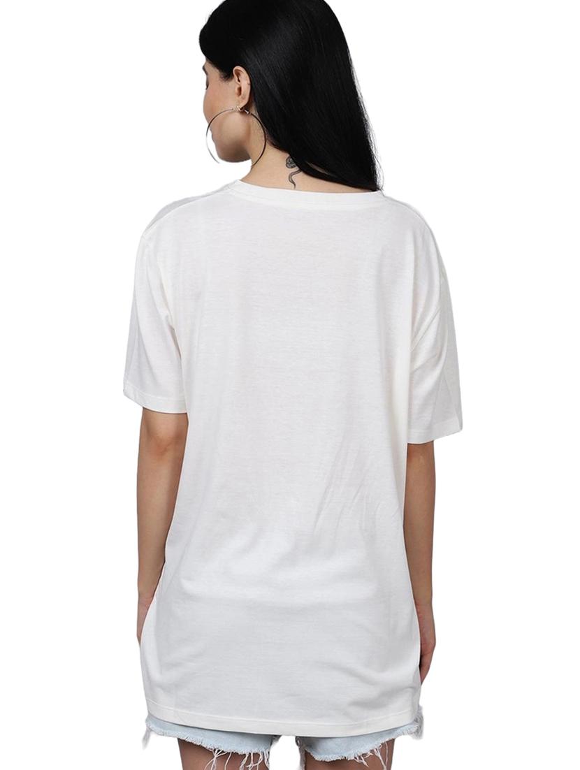 white cotton regular tshirt - 19985056 - Standard Image - 2