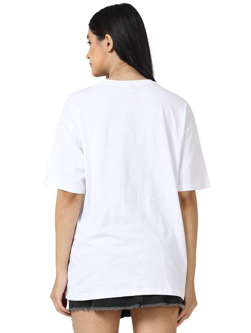 white cotton regular tshirt - 19985090 - Standard Image - 2
