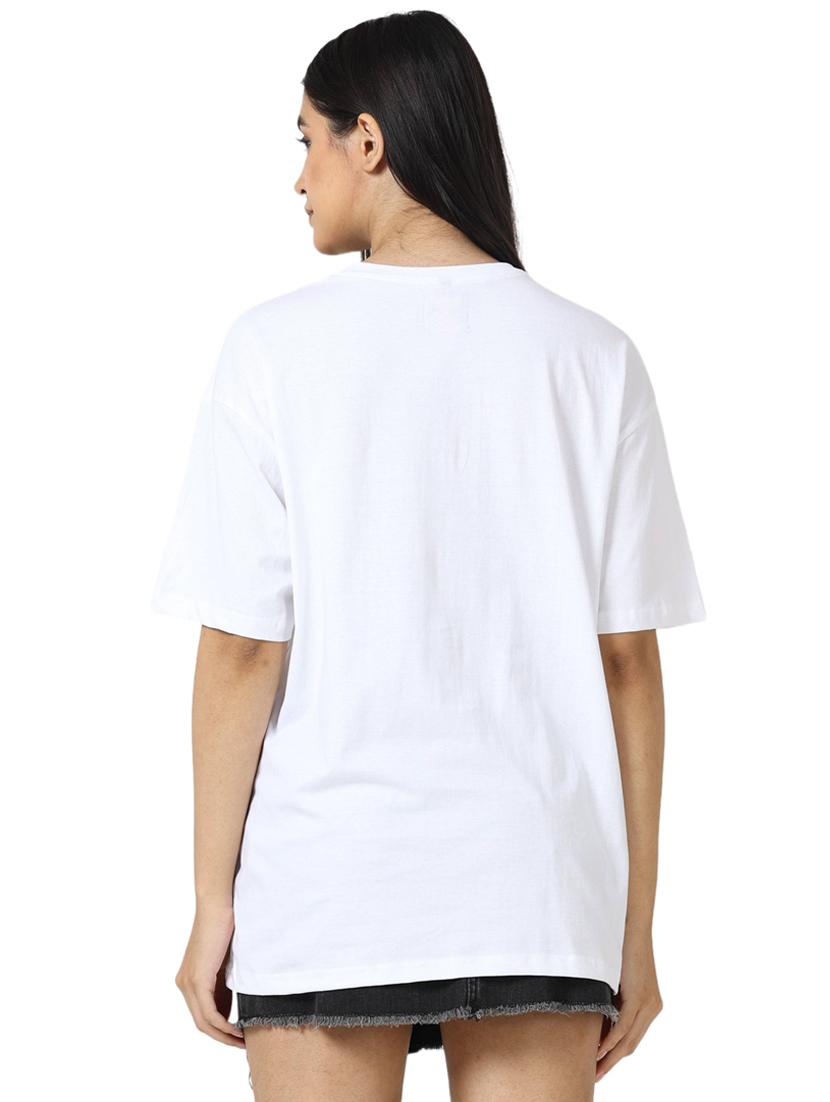 white cotton regular tshirt - 19985096 - Standard Image - 2