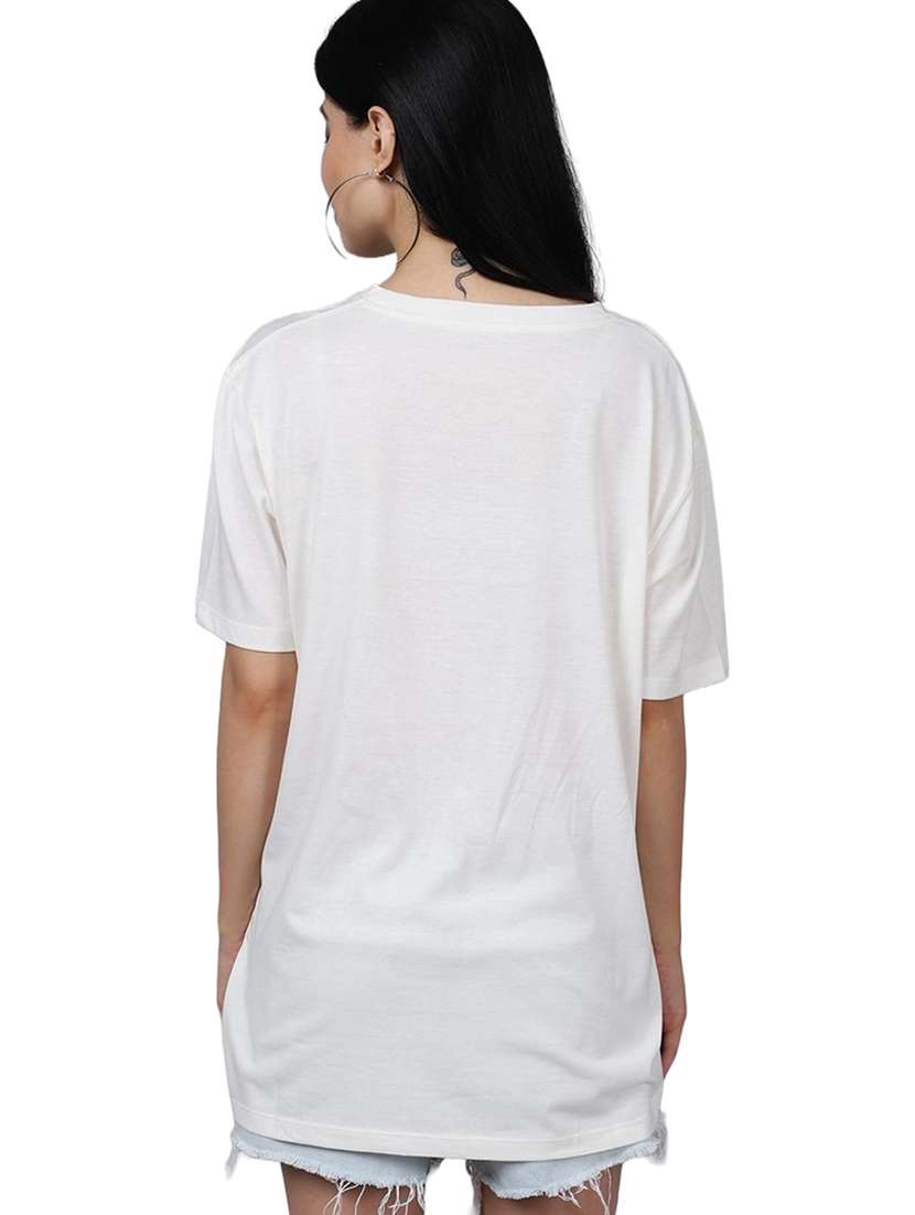 white cotton regular tshirt - 19985114 - Standard Image - 2