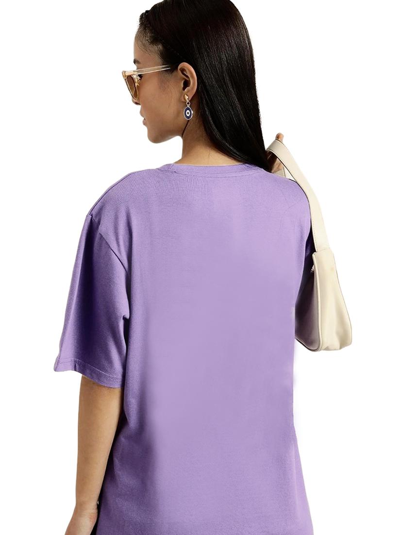 purple cotton regular tshirt - 19985126 - Standard Image - 2