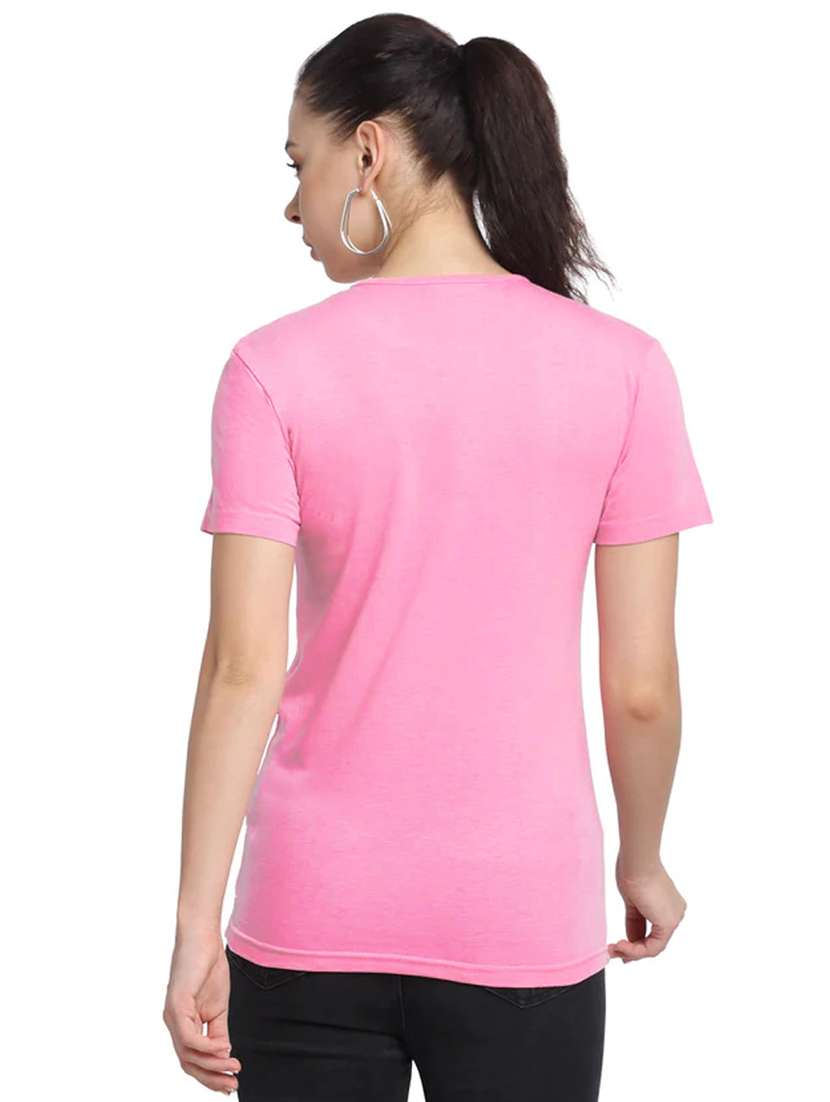 pink cotton regular tshirt - 19985154 -  Standard Image - 2