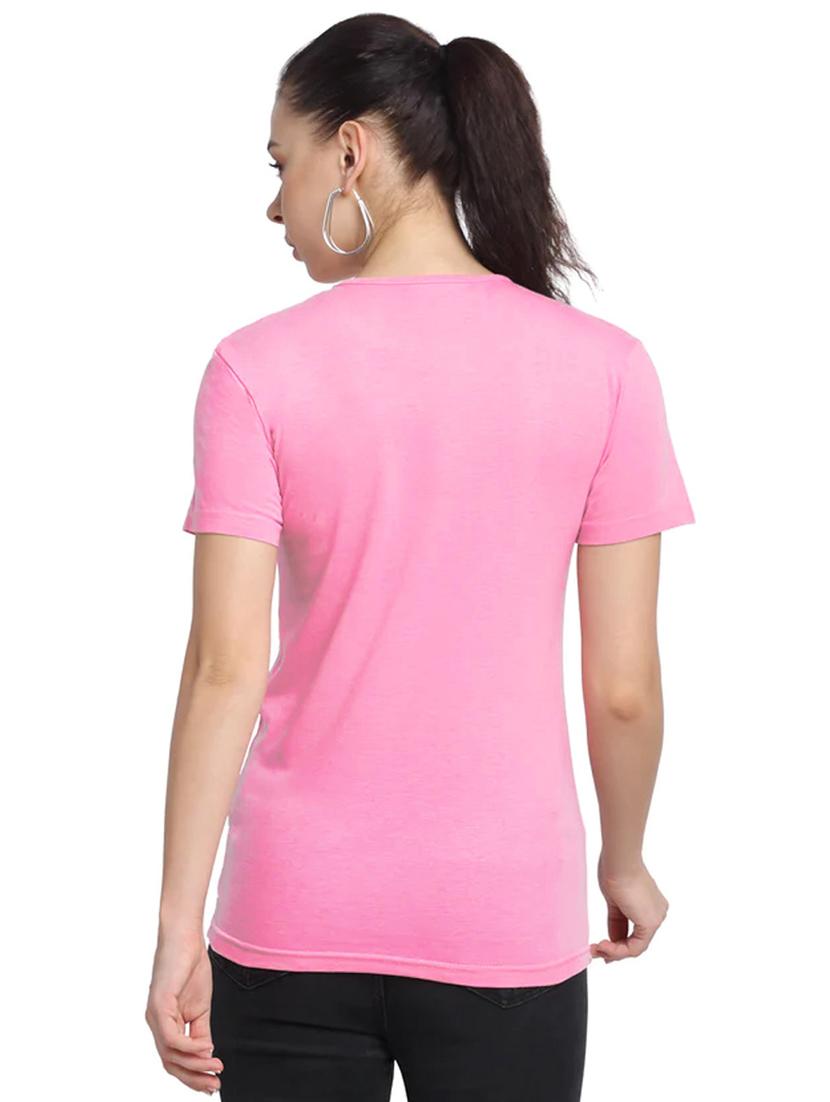 pink cotton regular tshirt - 19985159 - Standard Image - 2