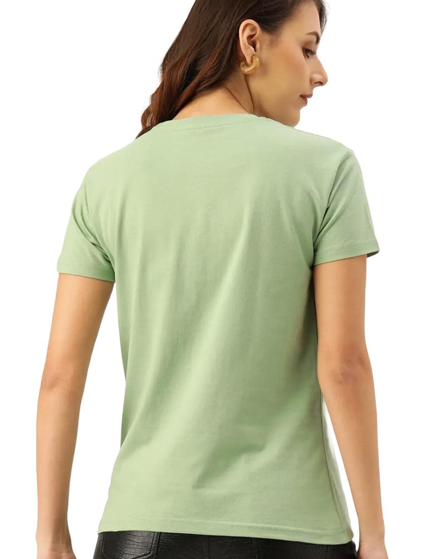 green cotton regular tshirt - 19985198 - Standard Image - 2