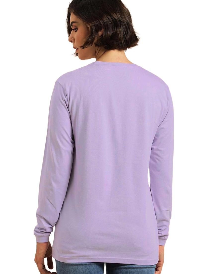 purple cotton regular tshirt - 19985234 - Standard Image - 2