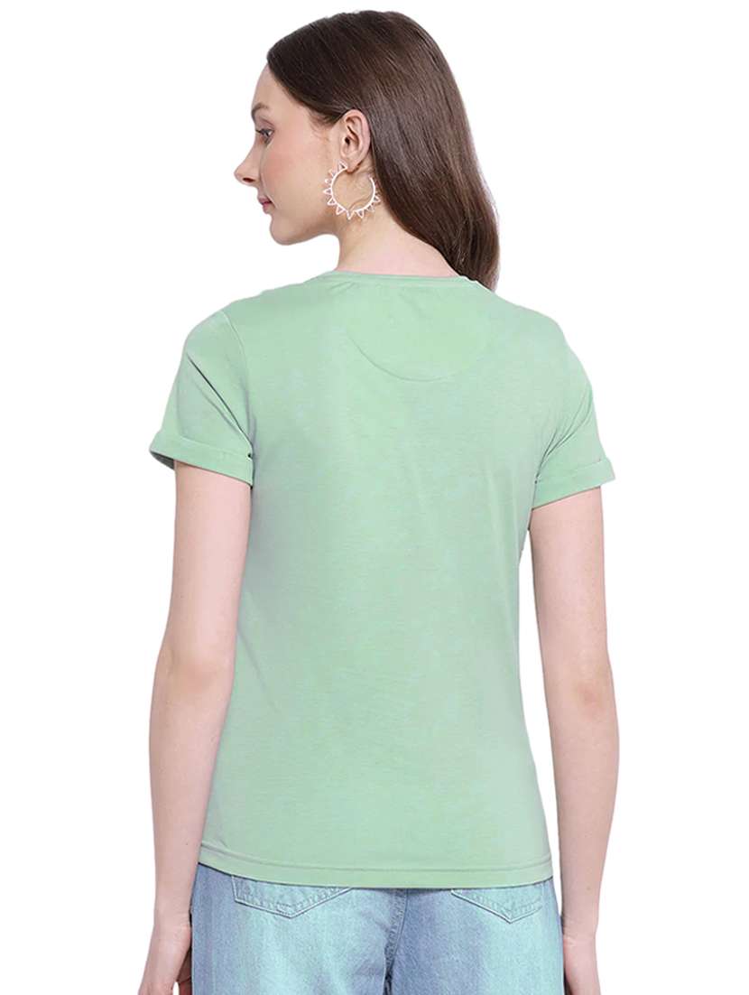 green cotton regular tshirt - 19985242 -  Standard Image - 2