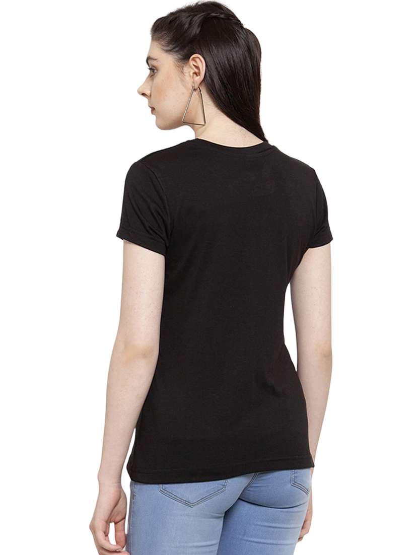 black cotton regular tshirt - 19985265 -  Standard Image - 2