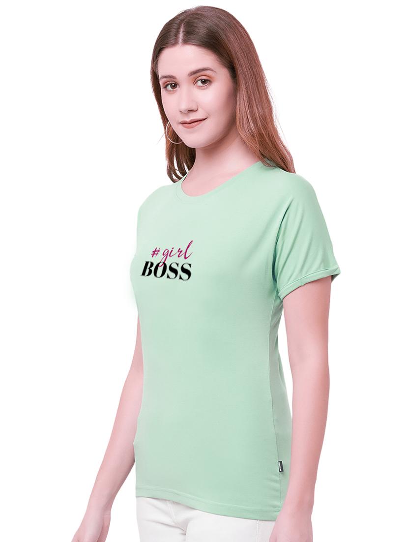 green cotton regular tshirt - 19985287 - Standard Image - 2