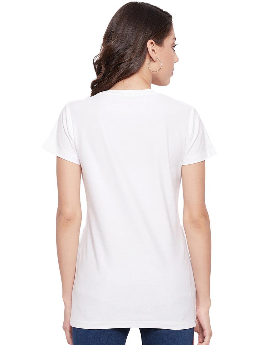 white cotton regular tshirt - 19985329 - Standard Image - 2