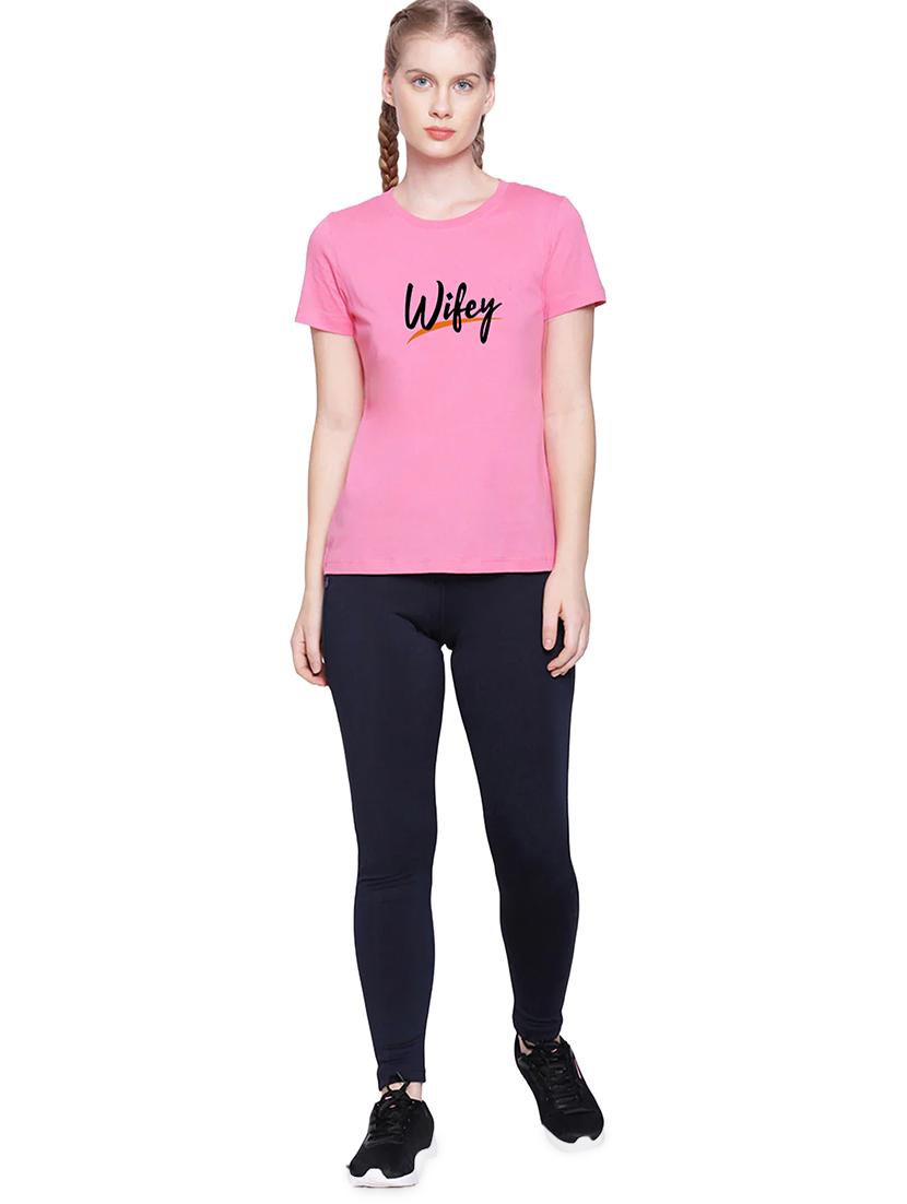 pink cotton regular tshirt - 19985409 - Standard Image - 2