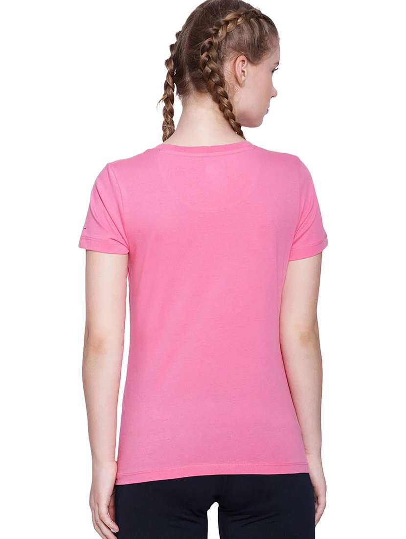 pink cotton regular tshirt - 19985412 - Standard Image - 2