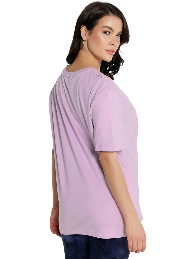purple cotton regular tshirt - 19985458 - Standard Image - 2