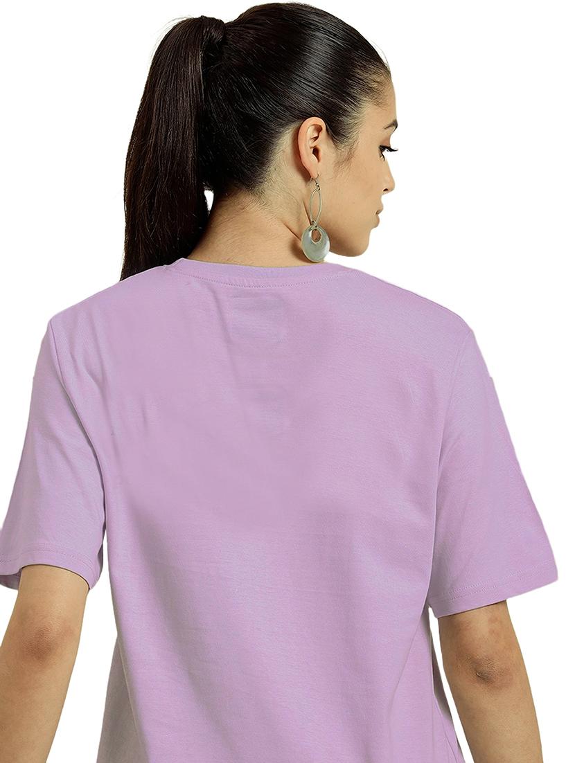 purple cotton regular tshirt - 19985469 - Standard Image - 2
