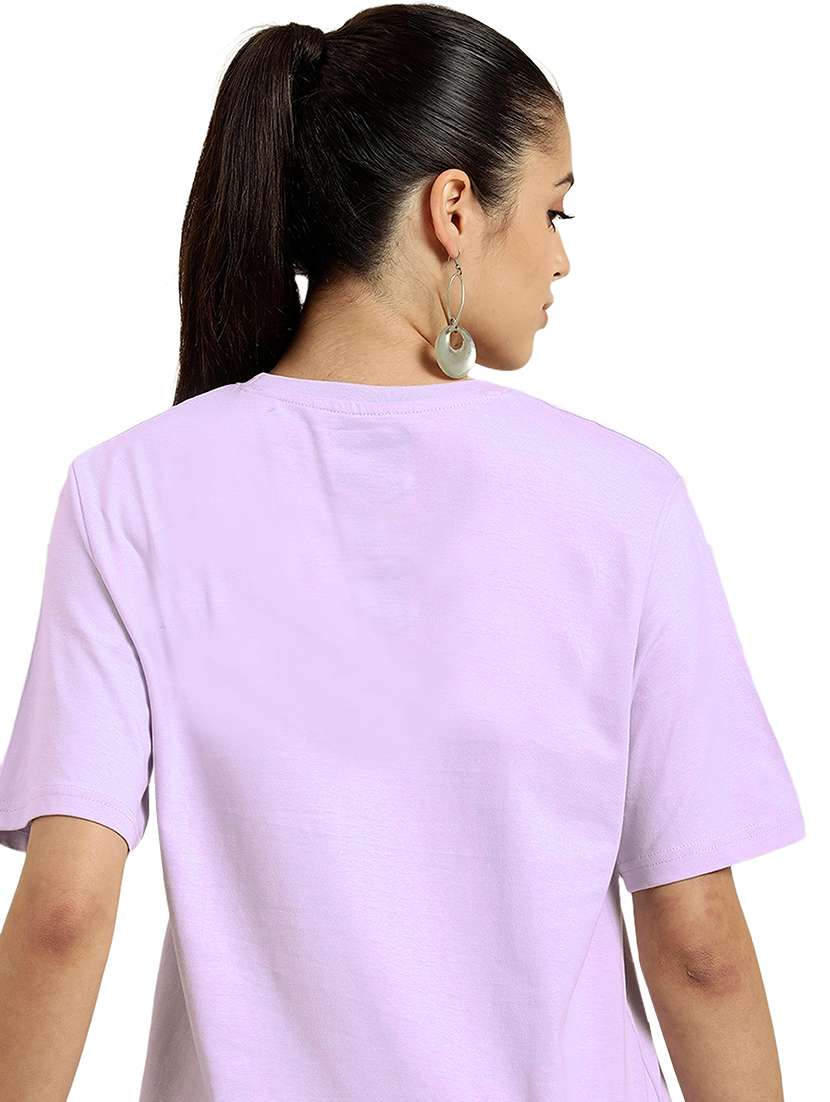purple cotton regular tshirt - 19985504 -  Standard Image - 2