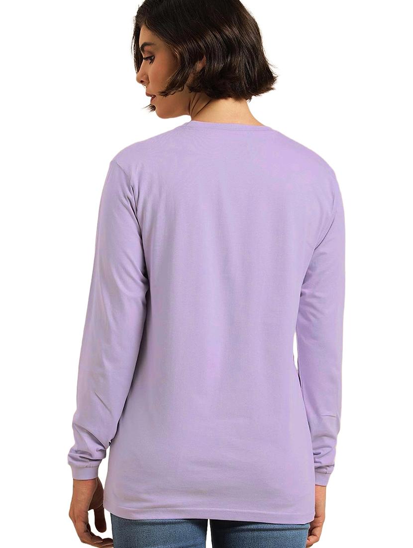 purple cotton regular tshirt - 19985507 - Standard Image - 2
