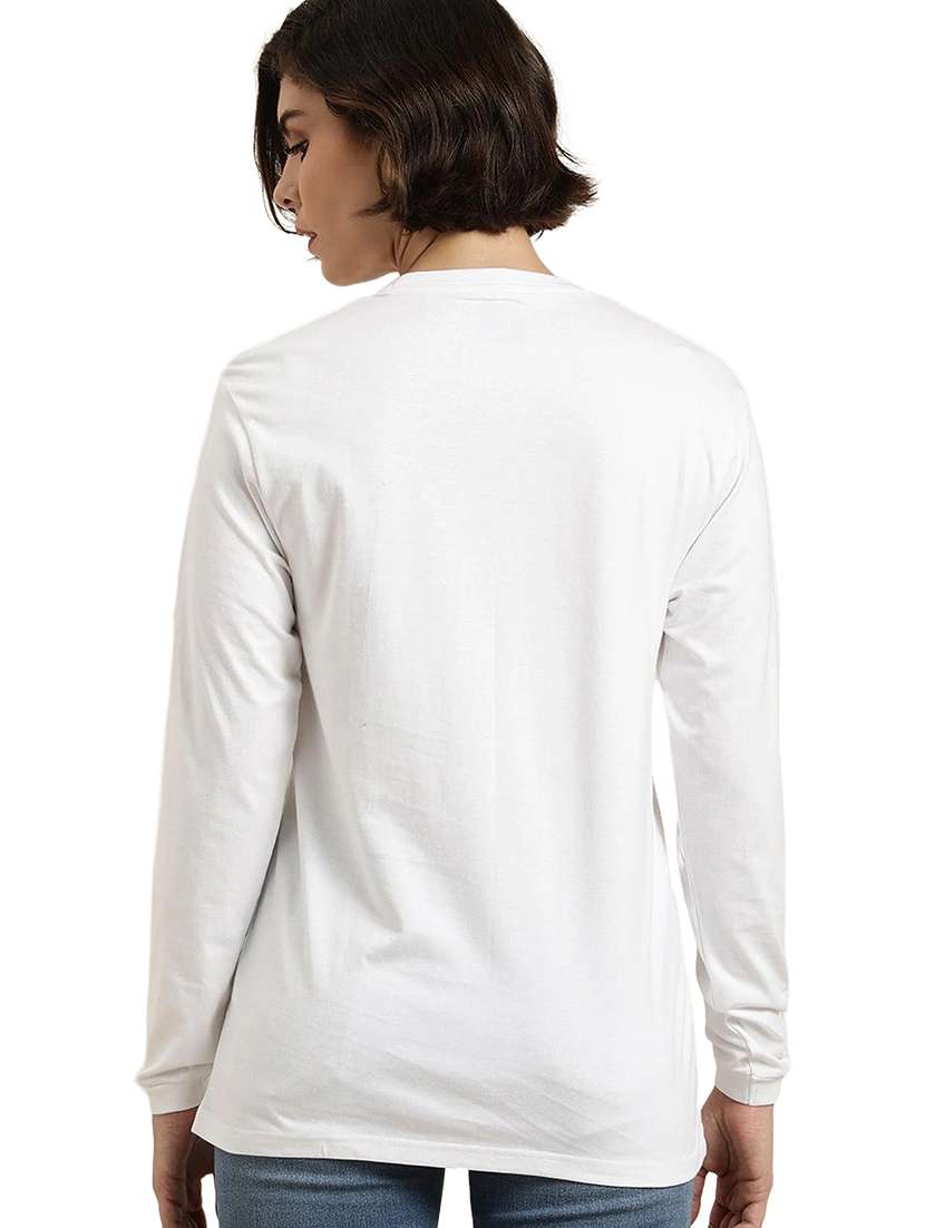 white cotton regular tshirt - 19985586 - Standard Image - 2