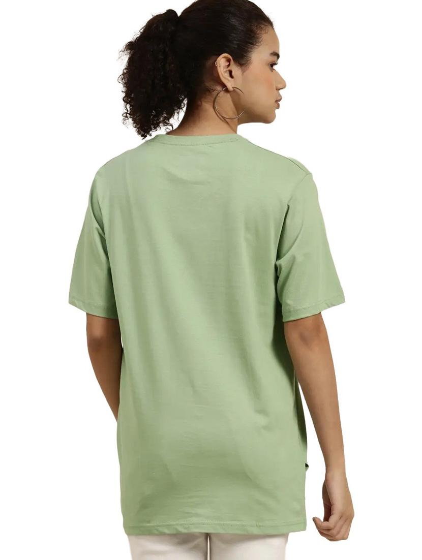 green cotton regular tshirt - 19985774 - Standard Image - 2