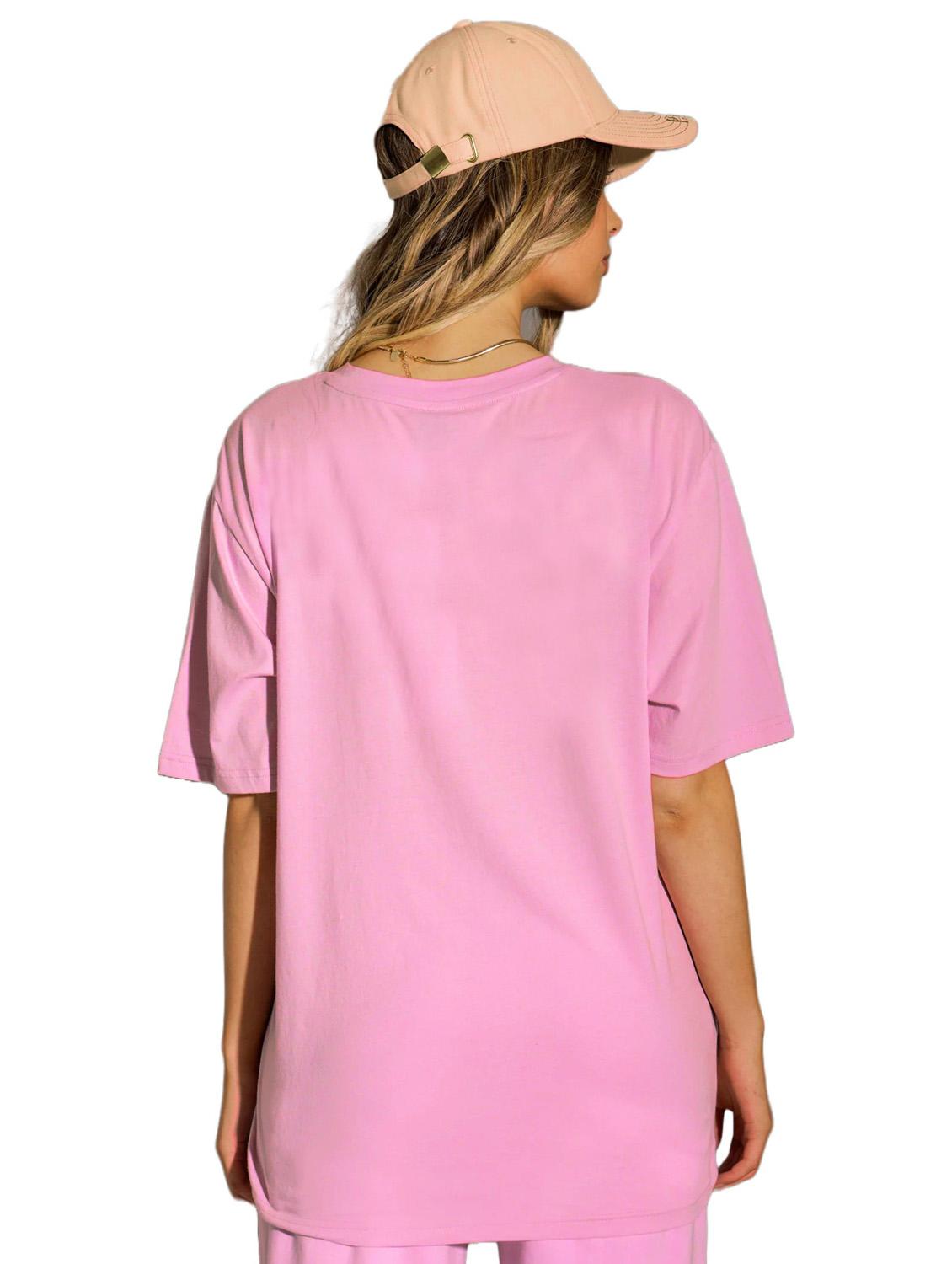 pink cotton regular tshirt - 19985953 - Standard Image - 2