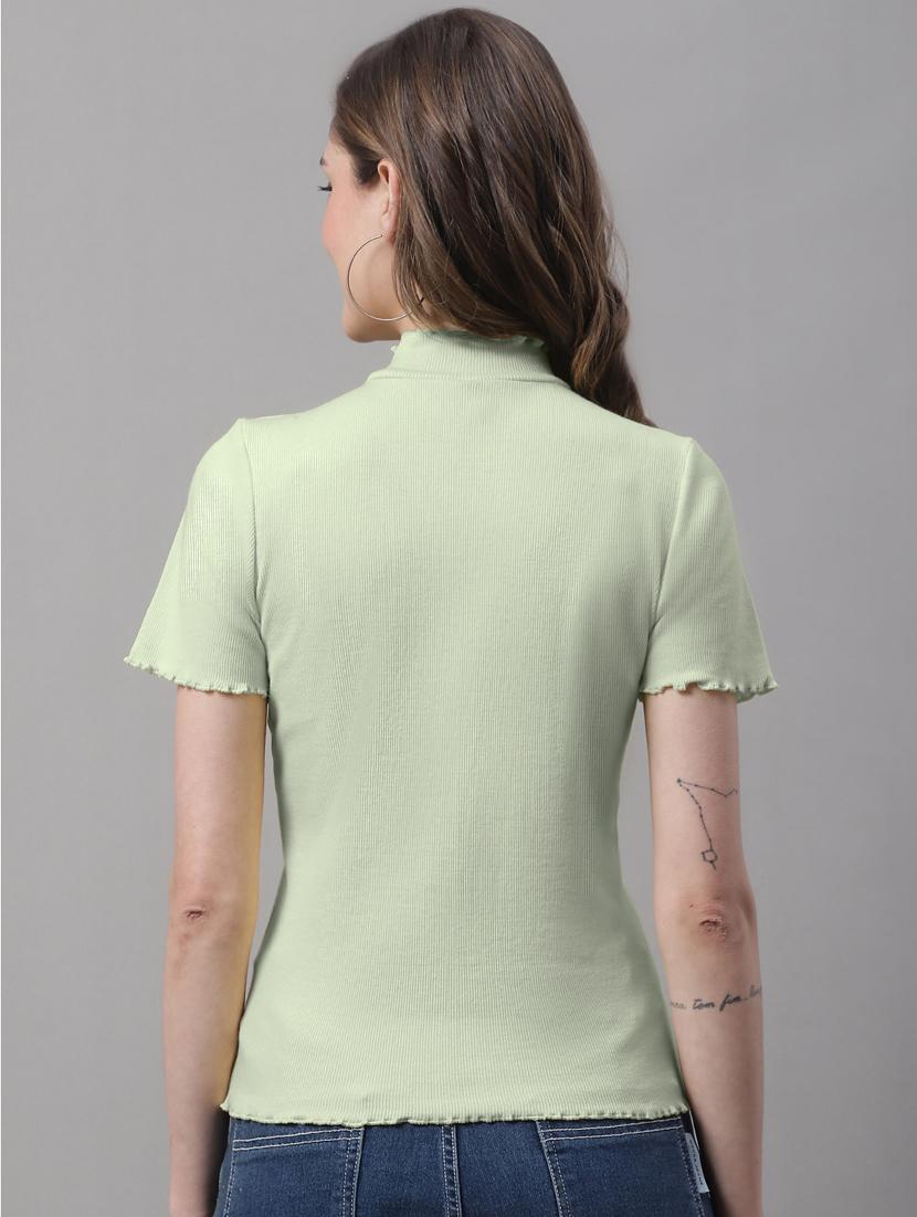 women's straight mock neck top - 19986060 - Standard Image - 2