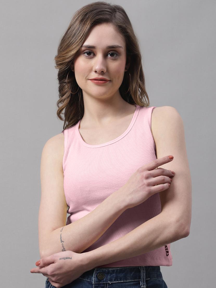 women's crop round neck top - 19986070 - Zoom Image - 0