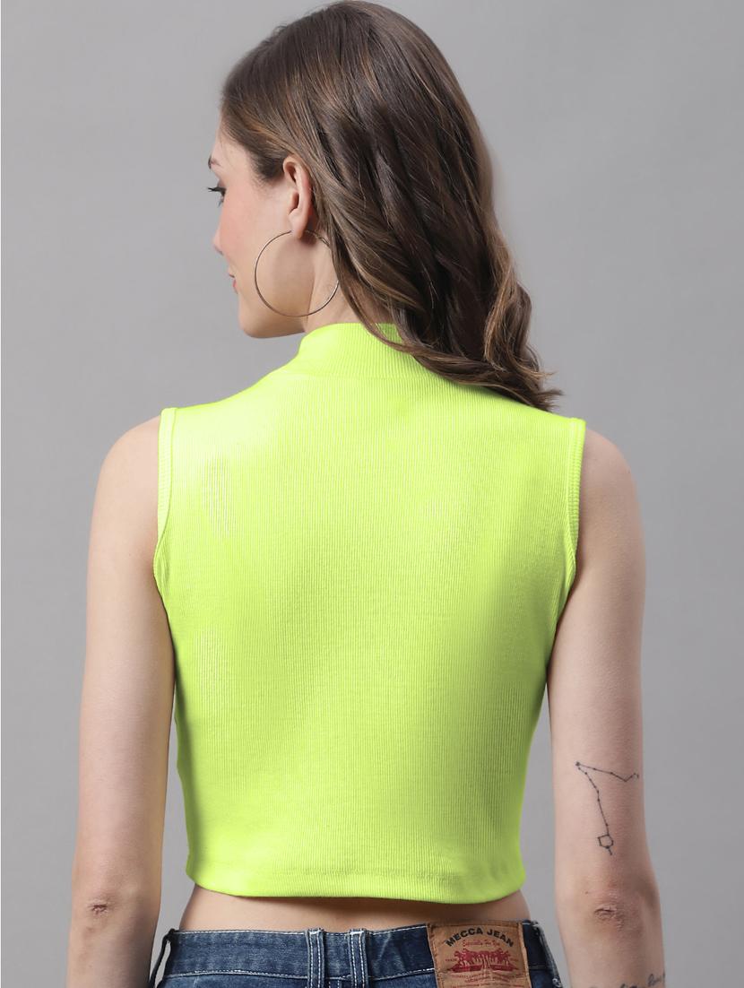 women's crop turtle neck top - 19986109 - Standard Image - 2
