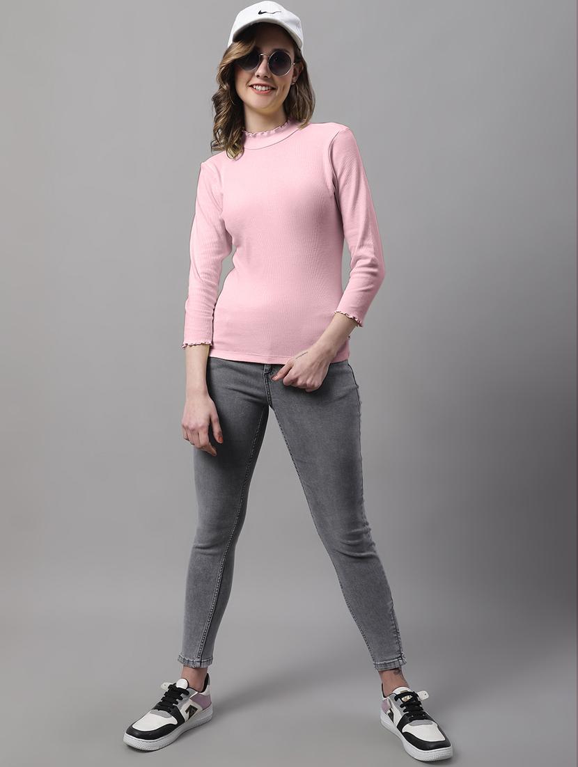 women's straight mock neck top - 19986127 - Standard Image - 2