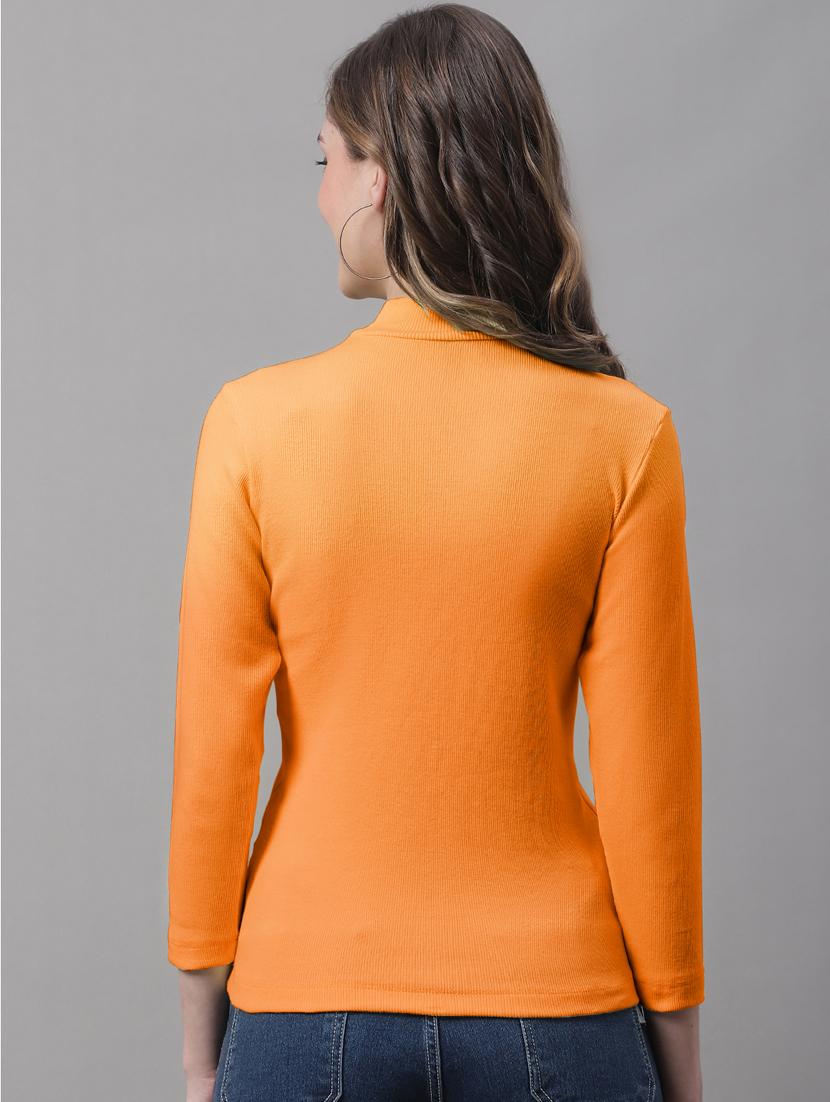 women's straight high neck top - 19986132 - Standard Image - 2