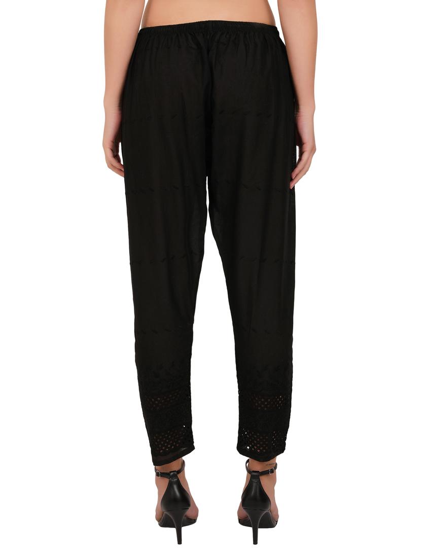 mid rise solid straight pant - 19986755 - Standard Image - 2