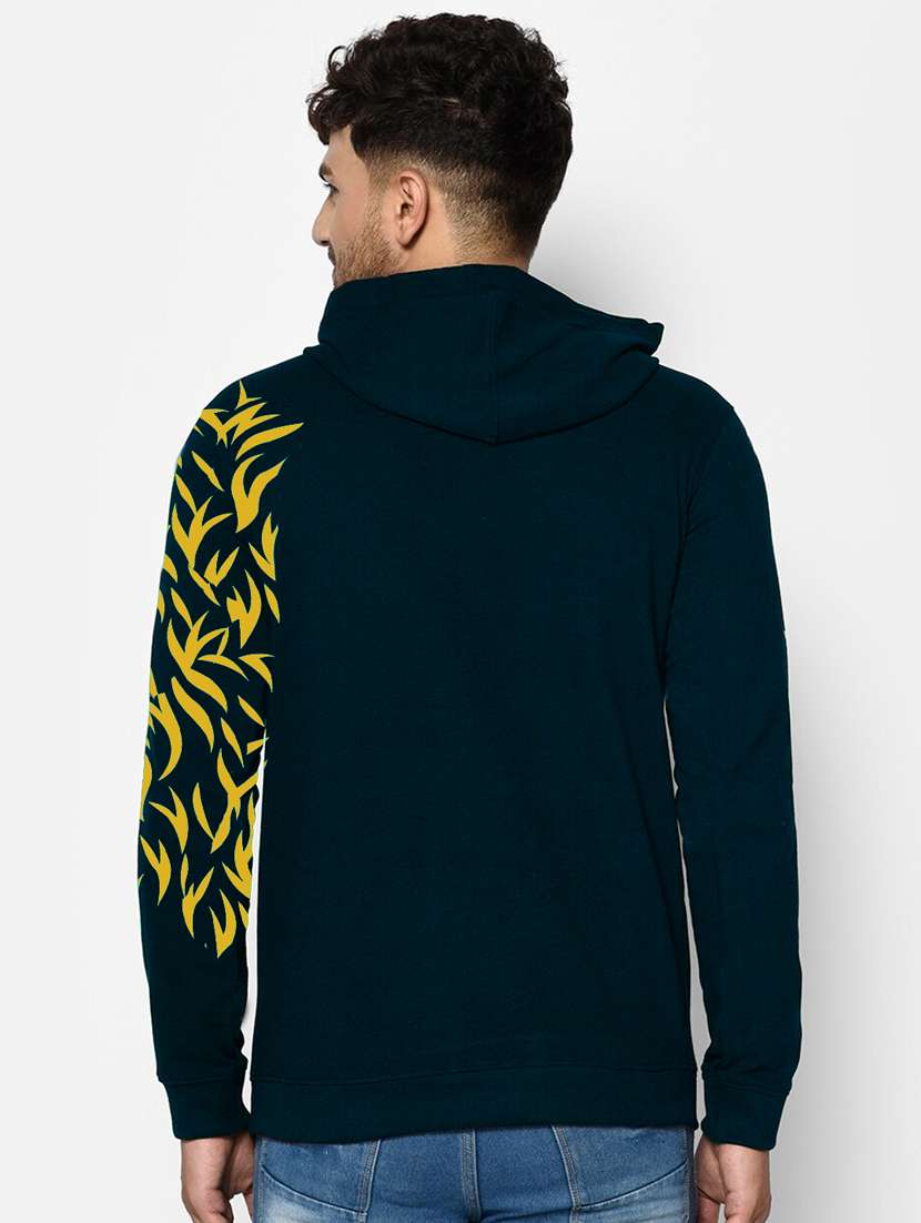 men's printed hooded sweatshirt - 19988066 - Standard Image - 2