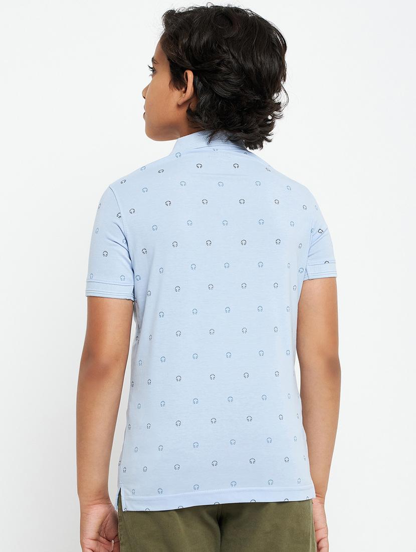 boys polo neck printed t-shirt - 19988432 - Standard Image - 2