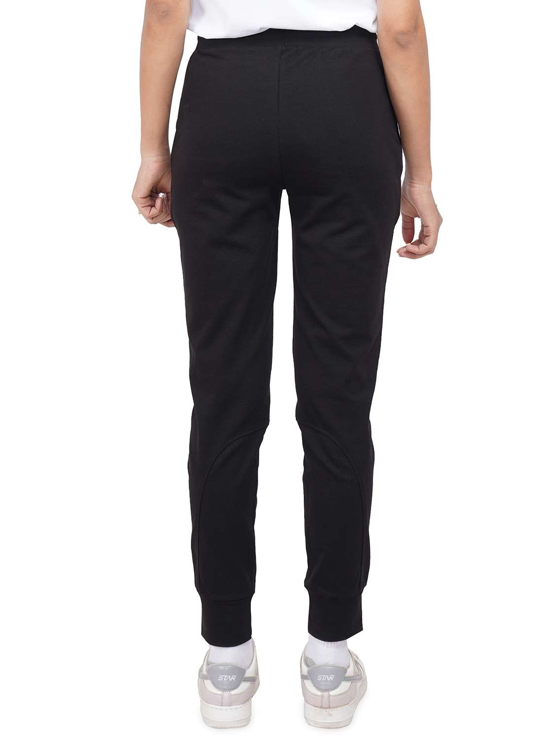 black cotton joggers - 19989277 -  Standard Image - 2