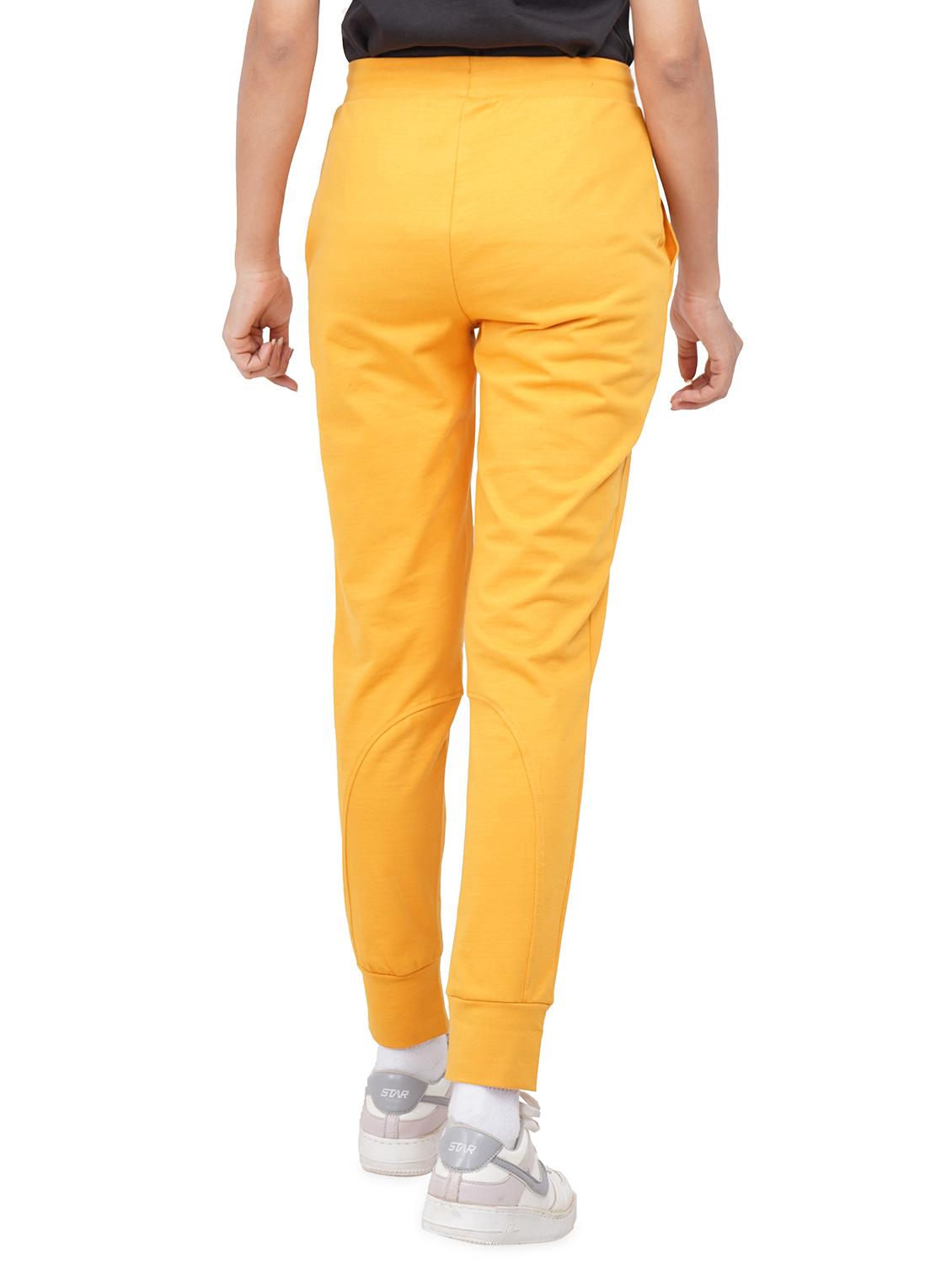 yellow cotton joggers - 19989279 - Standard Image - 2