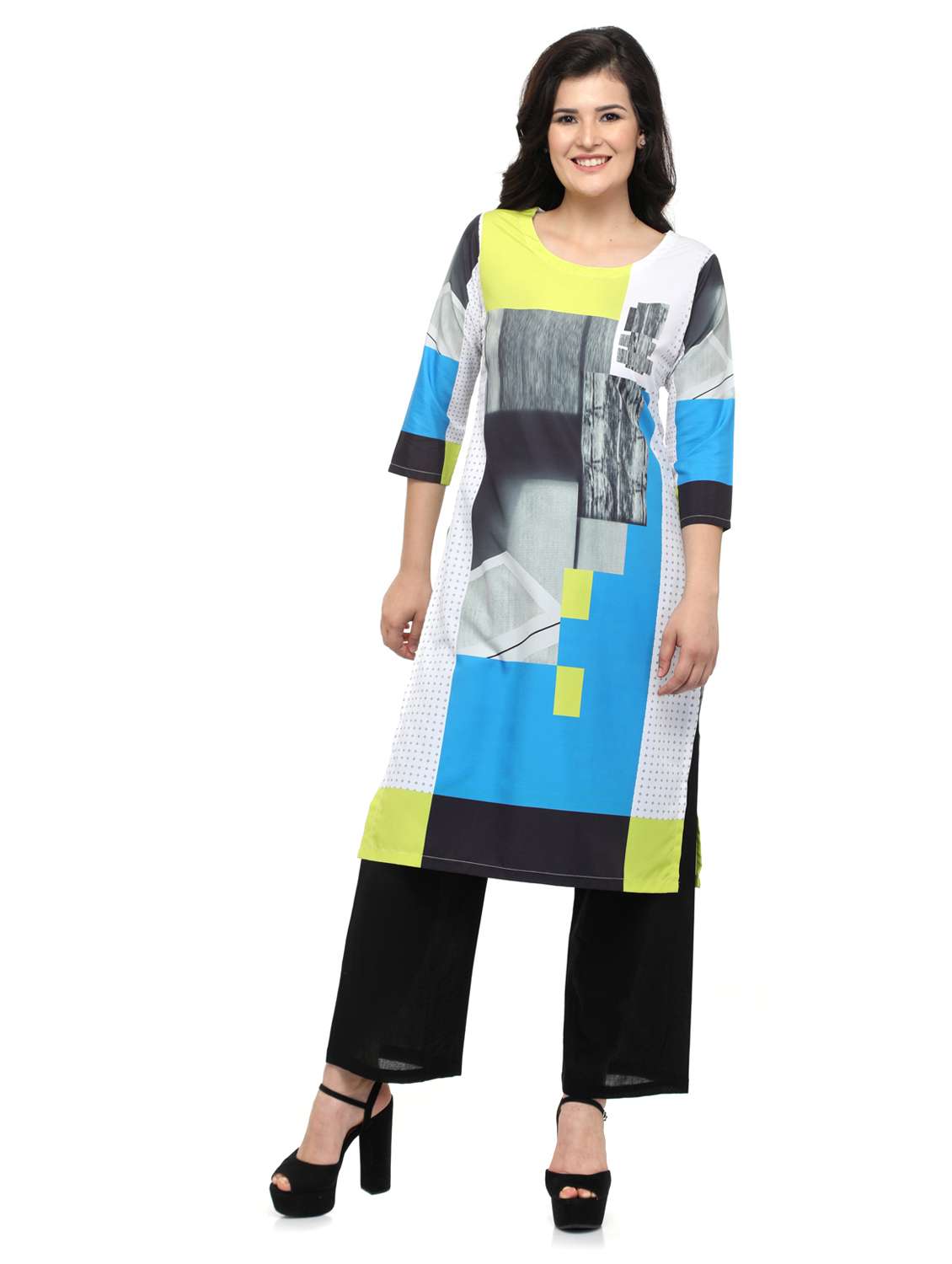 women's straight kurta - 19990170 -  Zoom Image - 0