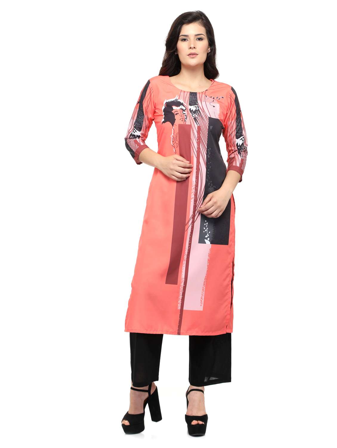 women's straight kurta - 19990172 -  Zoom Image - 0