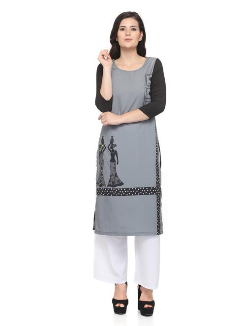 women's straight kurta - 19990186 - Standard Image - 0